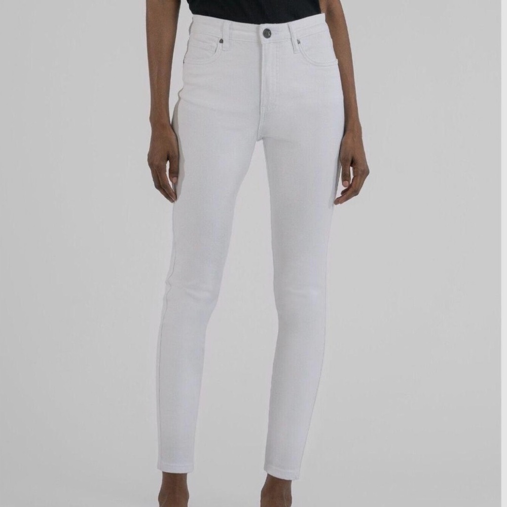 KUT DONNA fab high-rise skinny - white jeans Plus Size 14